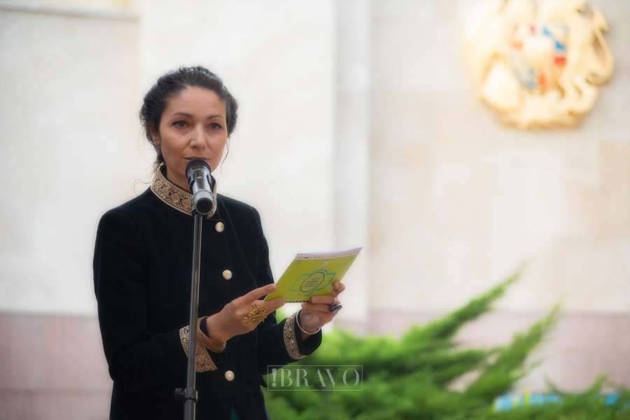 A word of thanks from the founder Tatev Mnatsakanyan at presidential residence