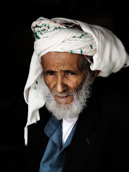 Mauro Lovecchio Italy Czech Republic Portrait of old merchant in a bazaar on the outskirts of Sanaa Yemen